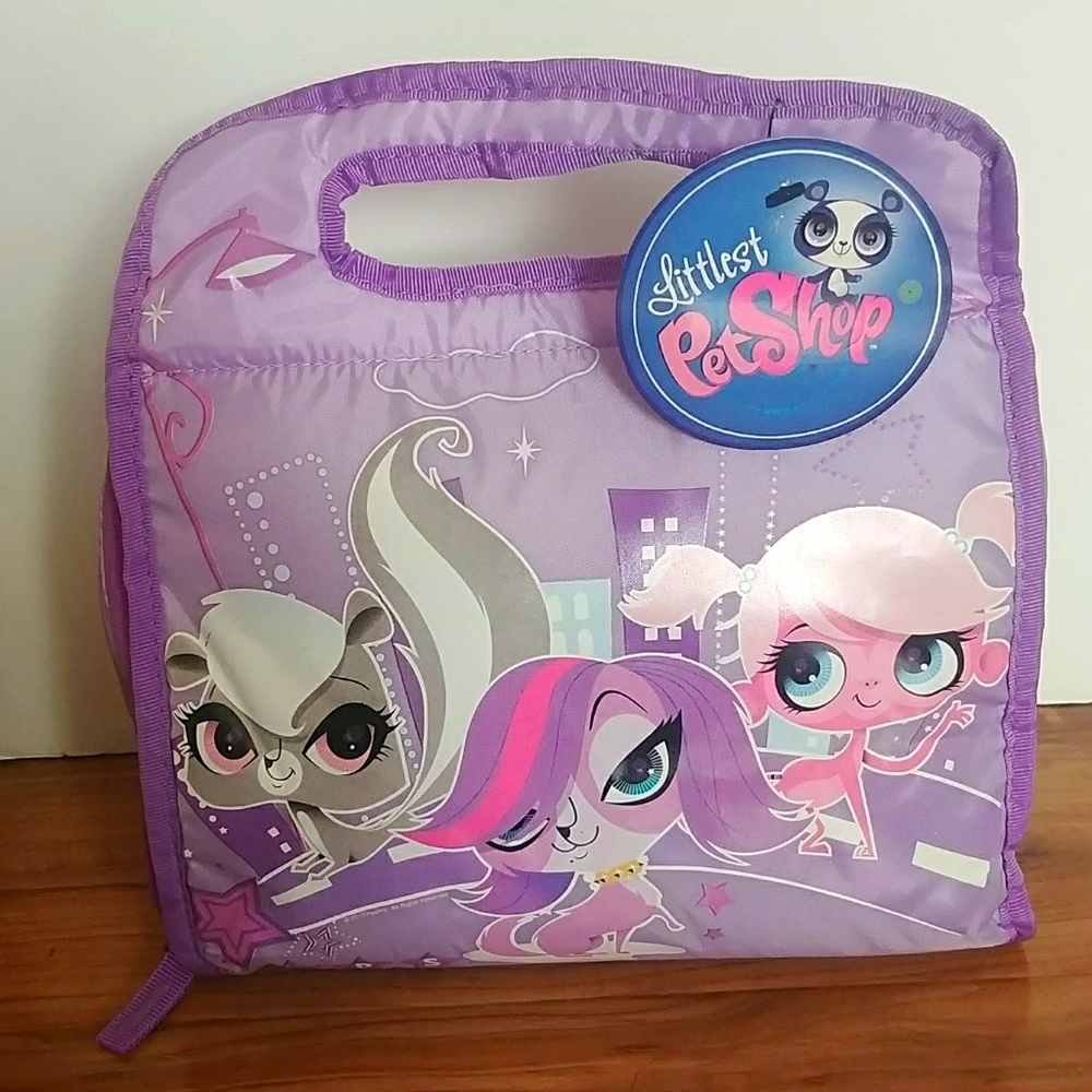 Little pet shop thermos lunch kit tote bag